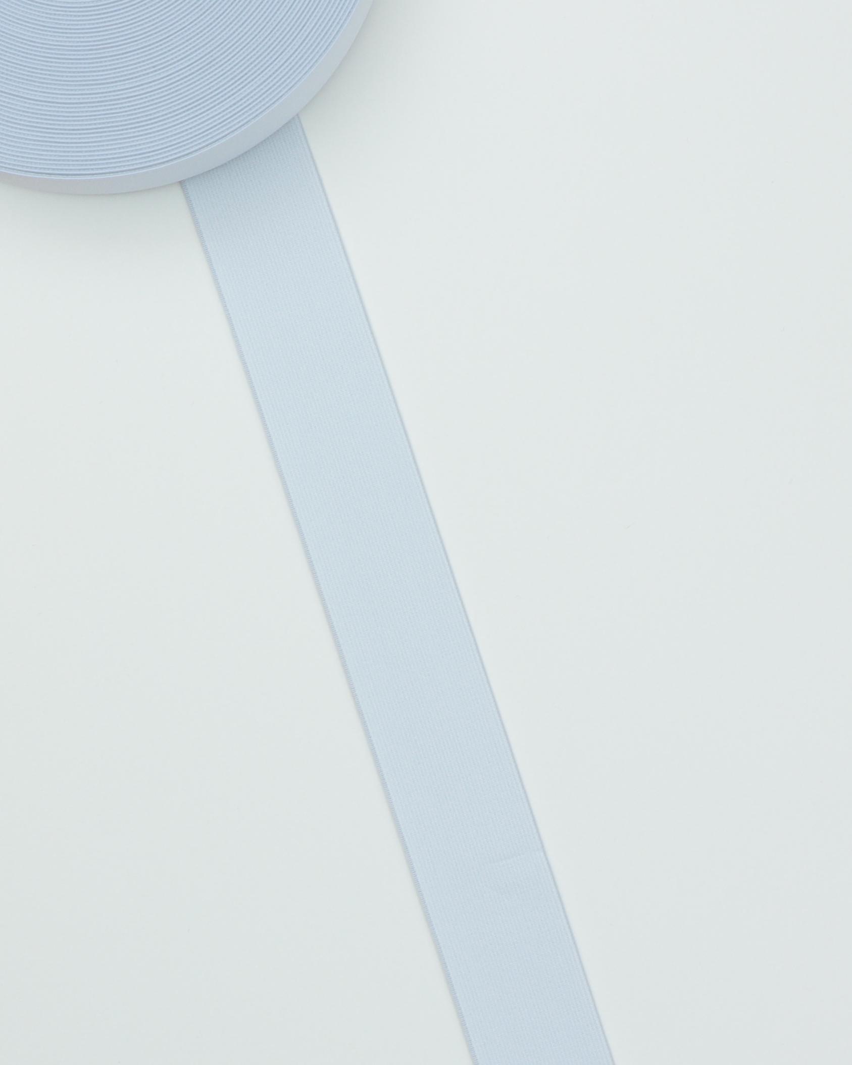 Ensfarvet blød elastik - 40 mm