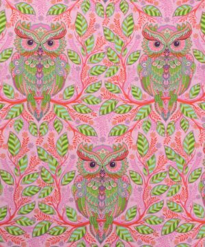 Full moon forest II, Hootie Patootie, lyserød - Tula Pink