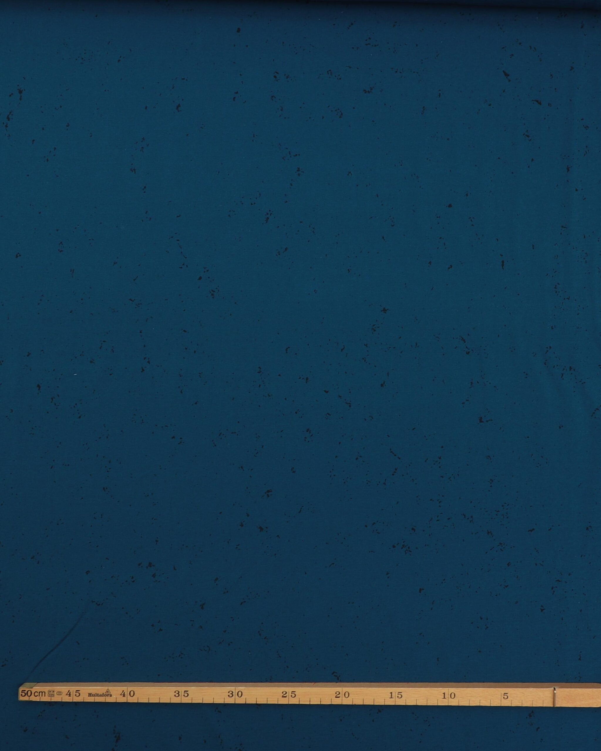 Blå med sorte nister - French Terry 4 Blå med sorte nister - French Terry - Billede 2