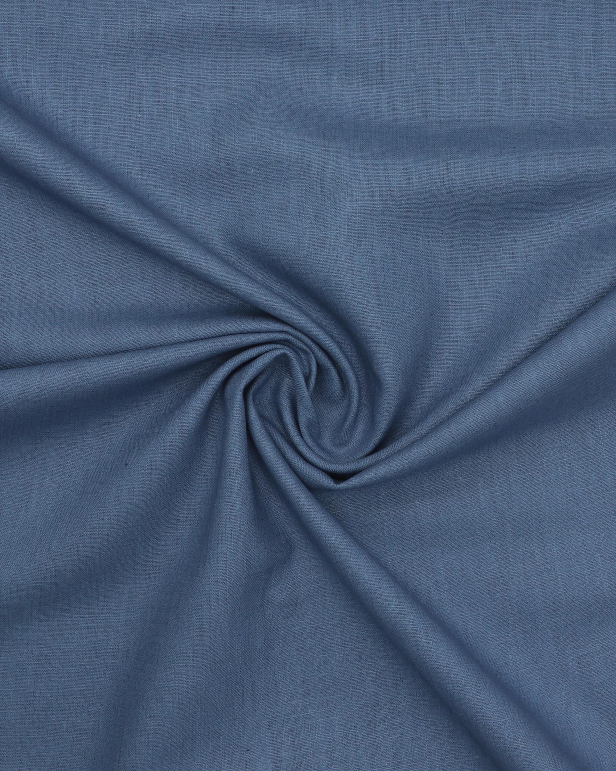 Mørk dueblå - Hør 3 Mørk dueblå - Hør