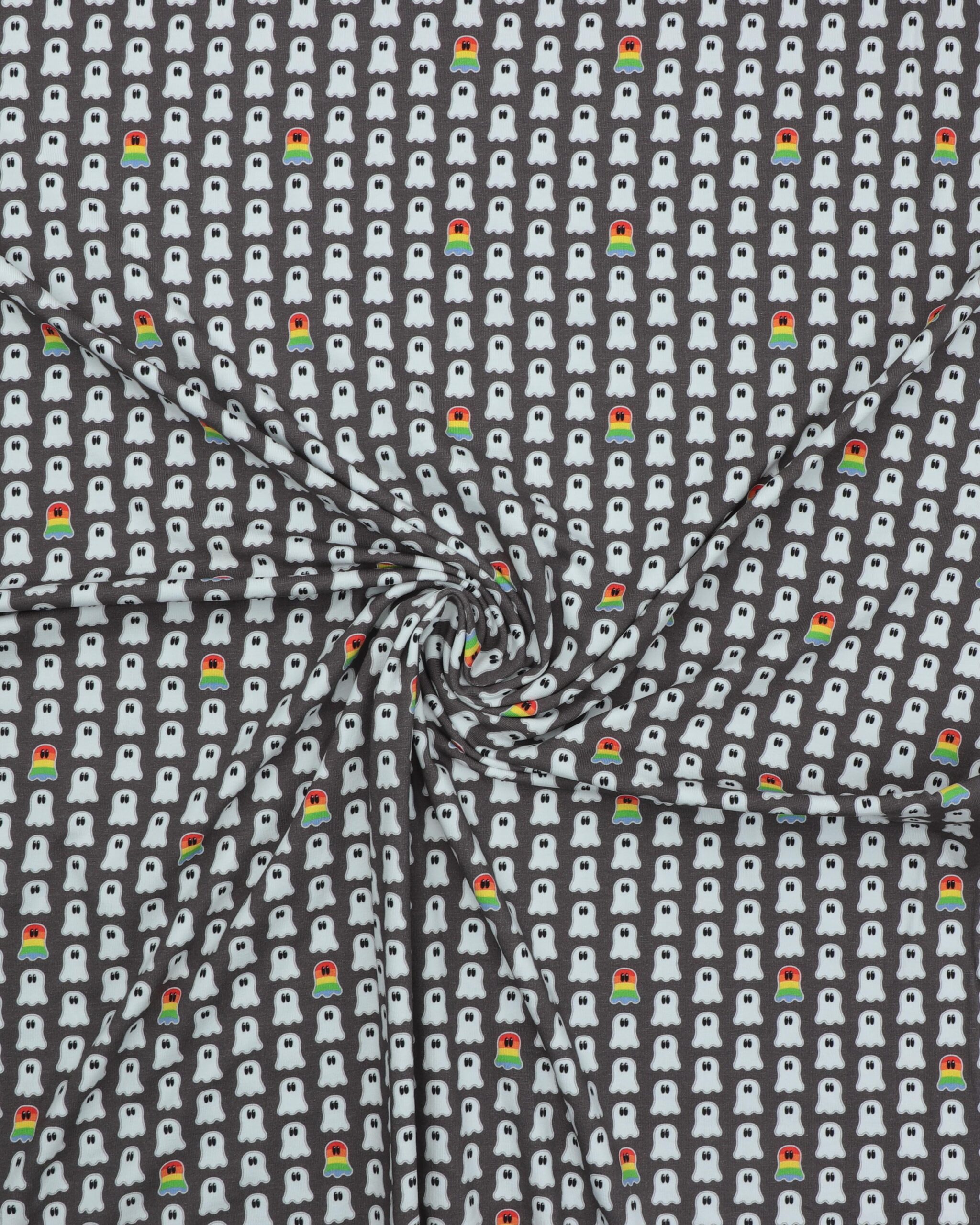 Små spøgelser på grå bund - Jersey 5 Små spøgelser på grå bund - Jersey - Billede 3