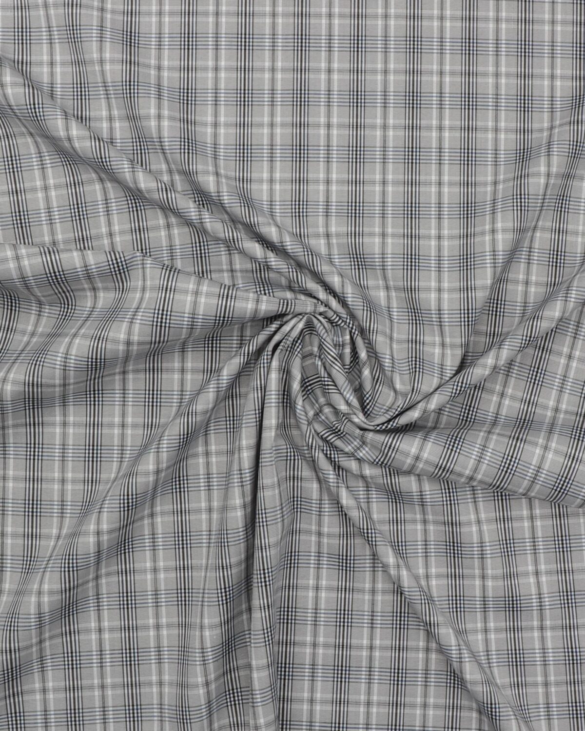 Grå tern - Polyester/viskose m. stræk - Billede 3