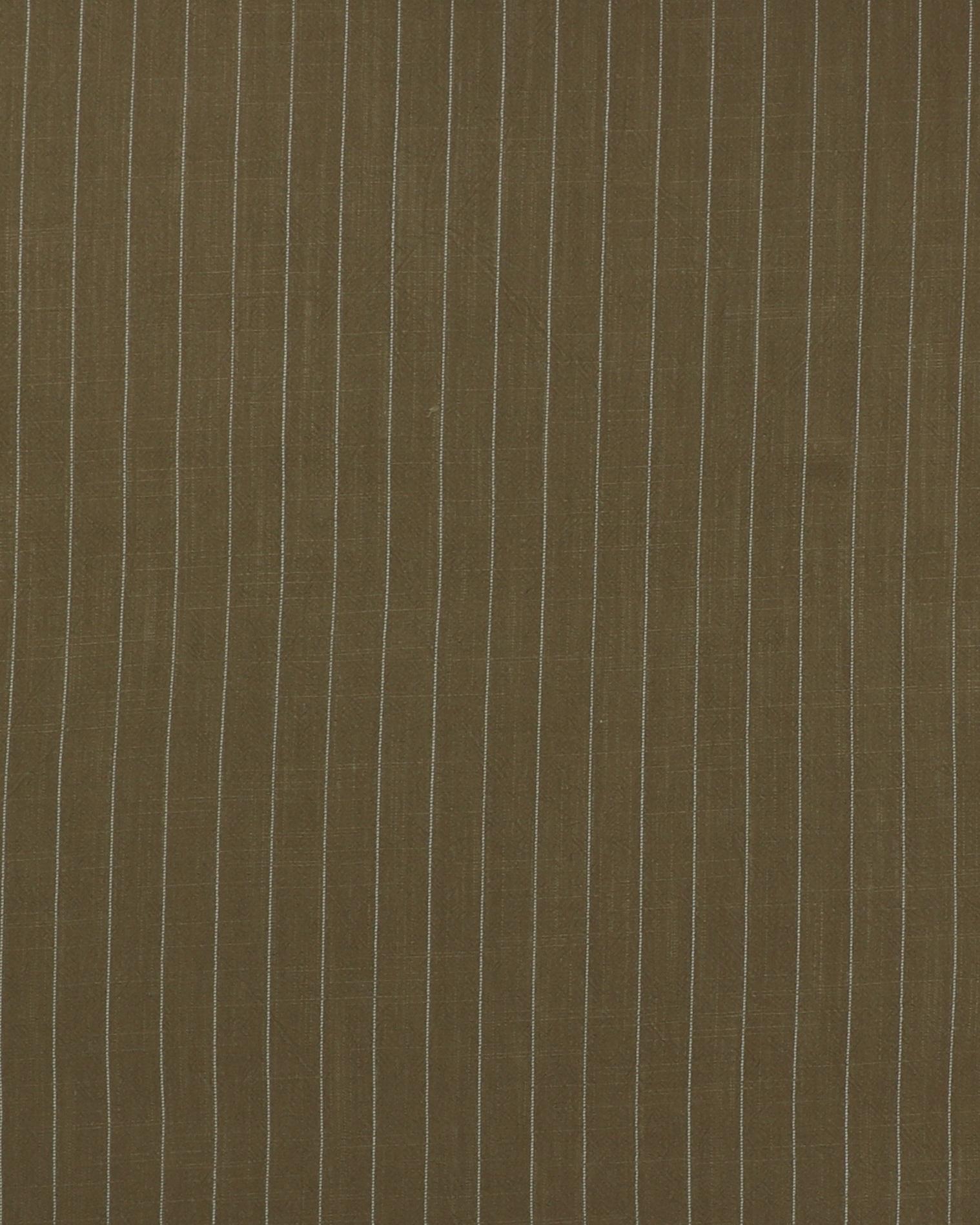 Mosgrøn m. tynd hvid stribe - Viskose/hør 3 Mosgrøn m. tynd hvid stribe - Viskose/hør