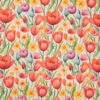 Tulipaner på offwhite bund - Boligtekstil