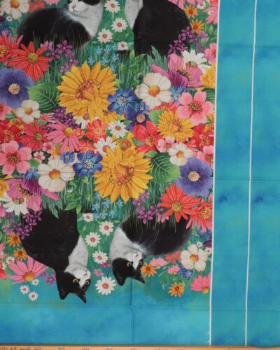 Katte blandt blomster - Sy et indkøbsnet