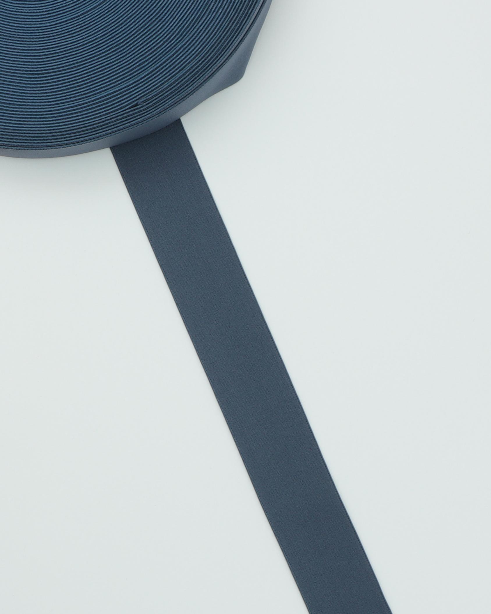 Ensfarvet blød elastik - 40 mm