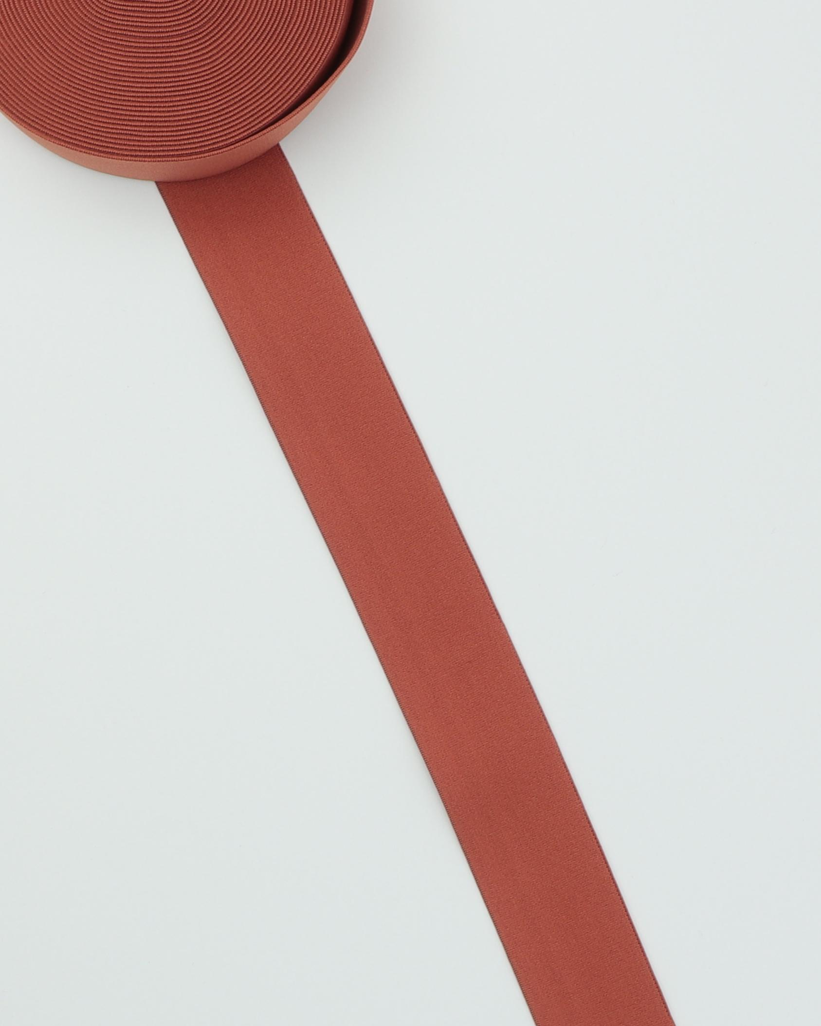 Ensfarvet blød elastik - 40 mm