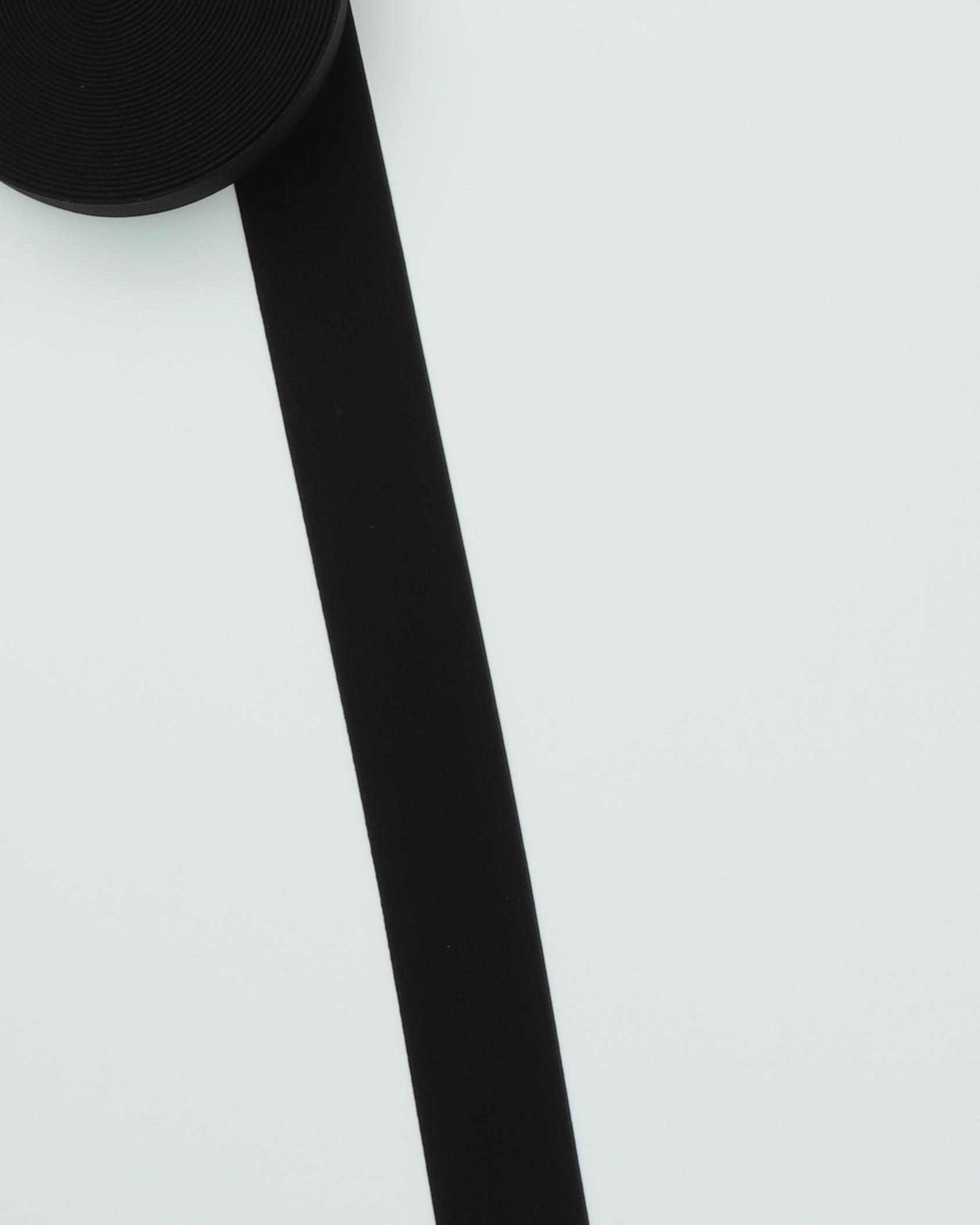 Ensfarvet blød elastik - 40 mm