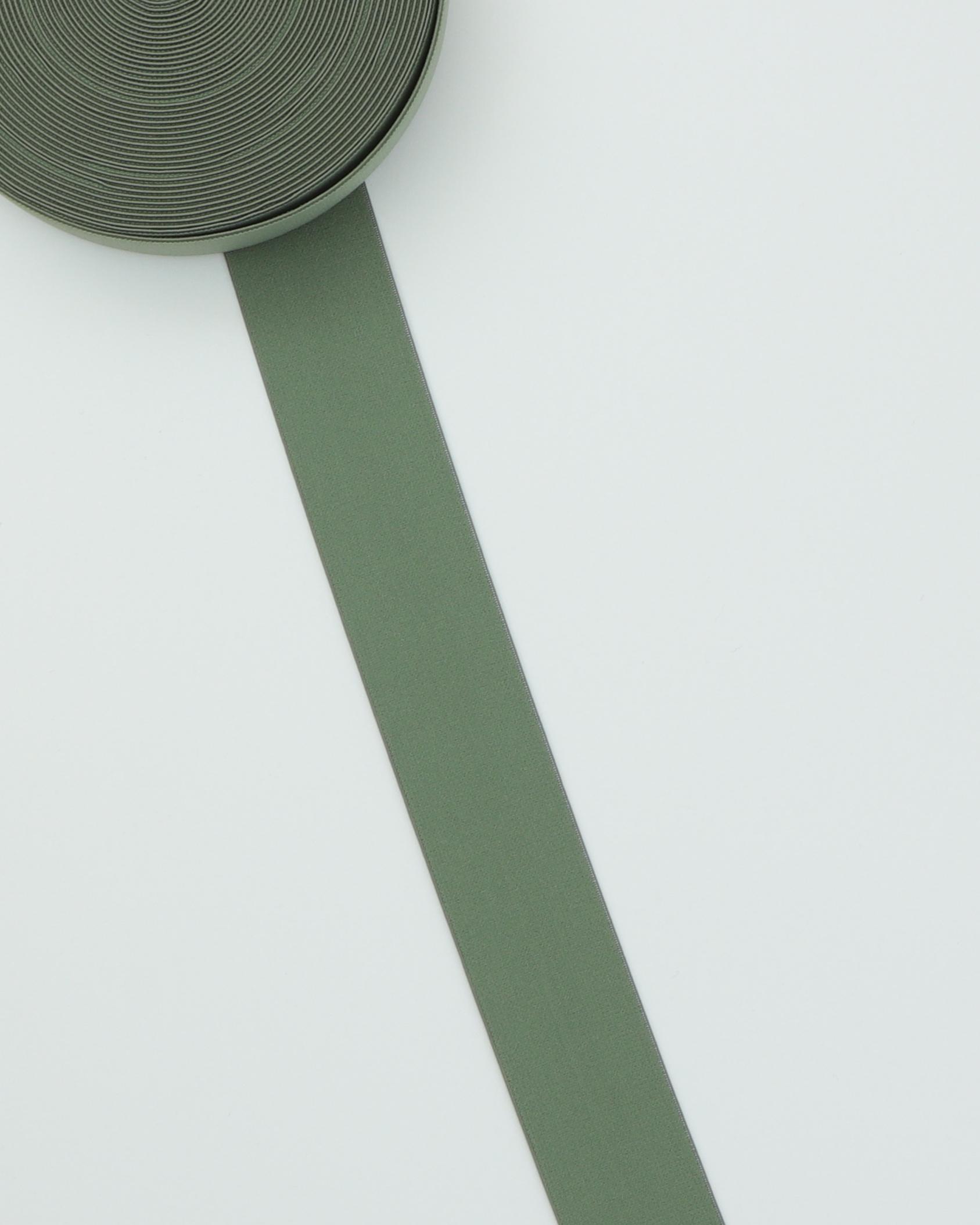 Ensfarvet blød elastik - 40 mm