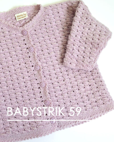 Babystrik 59 hæfte, 6 opskrifter str. 0-3/4 år