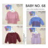 Baby no.68, 6 opskrifter str. 0-24 mdr.