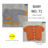 Baby no.71, 6 opskrifter str. 0-24 mdr.