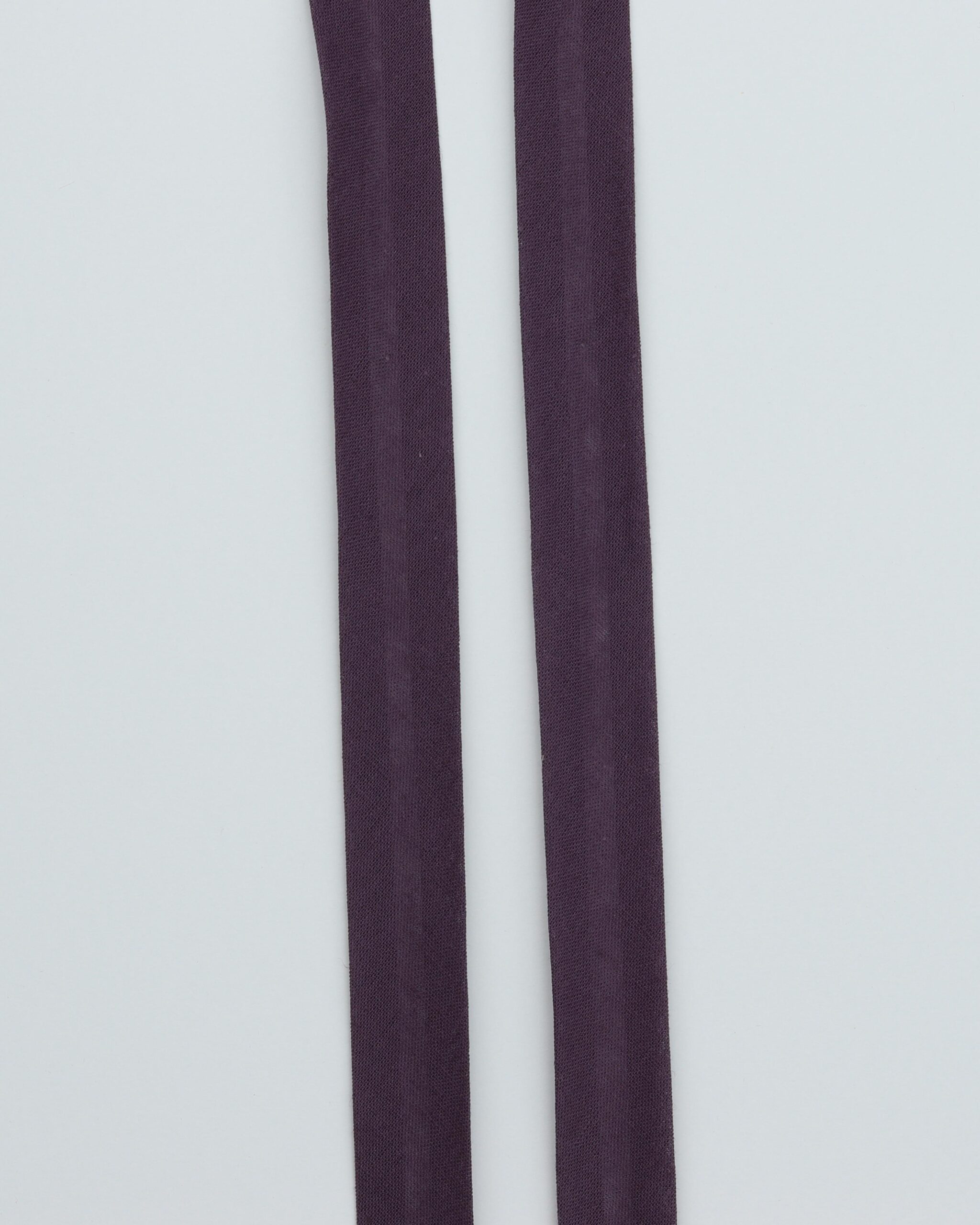 Ensfarvet skråbånd 20 mm - Bomuld