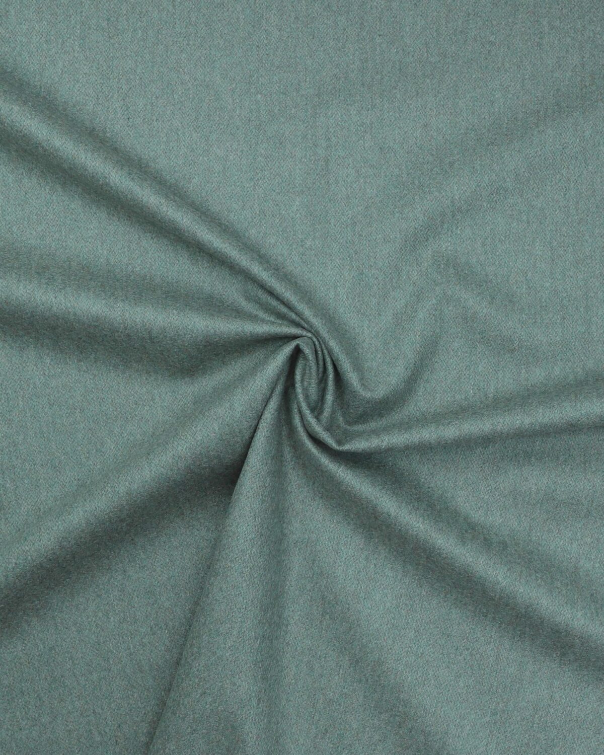 Meleret mintgrøn møbelstof - Uld/polyester/polyamid - Billede 2