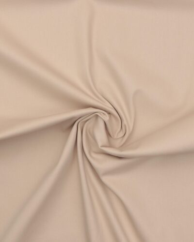 Lys beige - Bomuld m. stræk