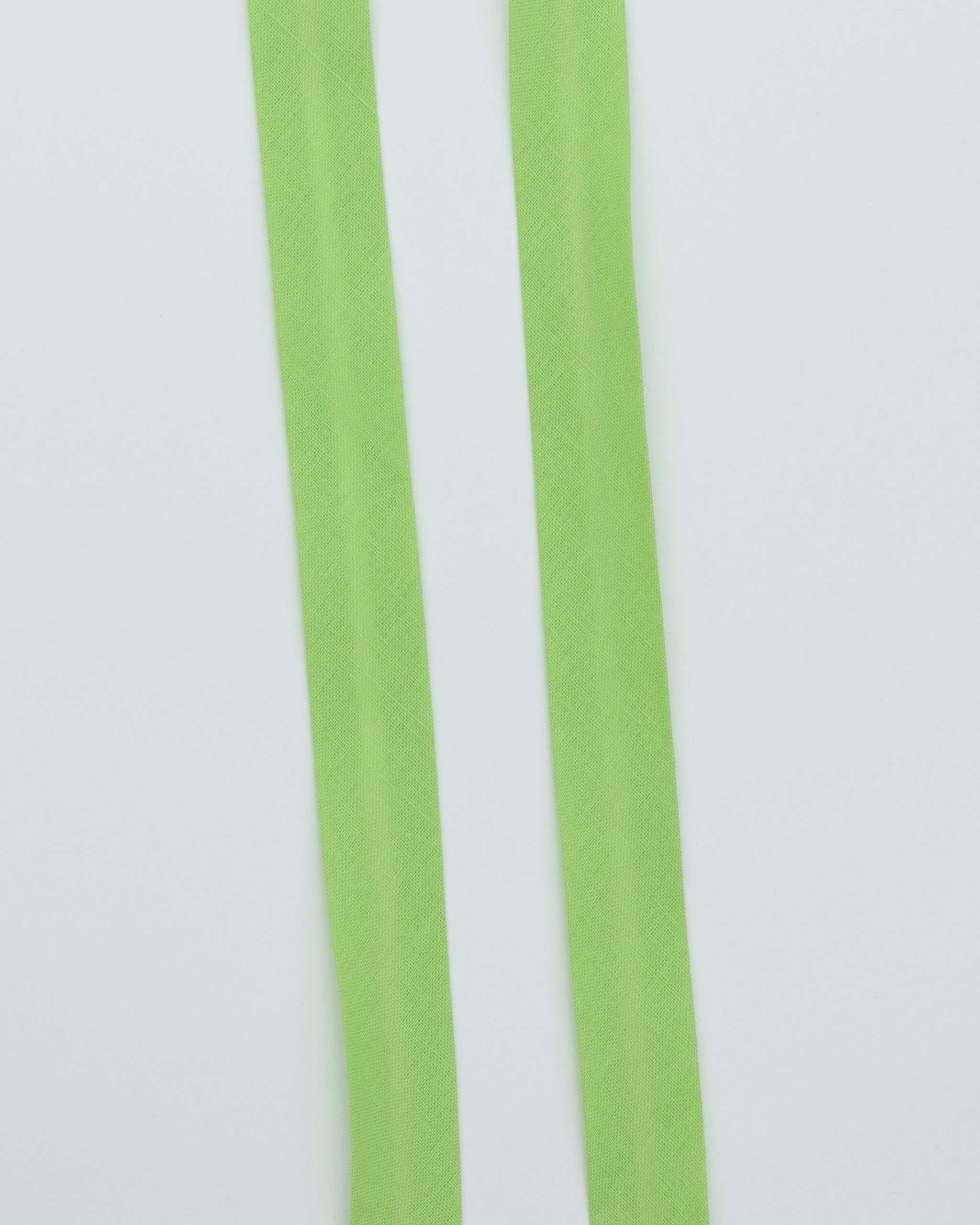 Ensfarvet skråbånd 20 mm - Bomuld