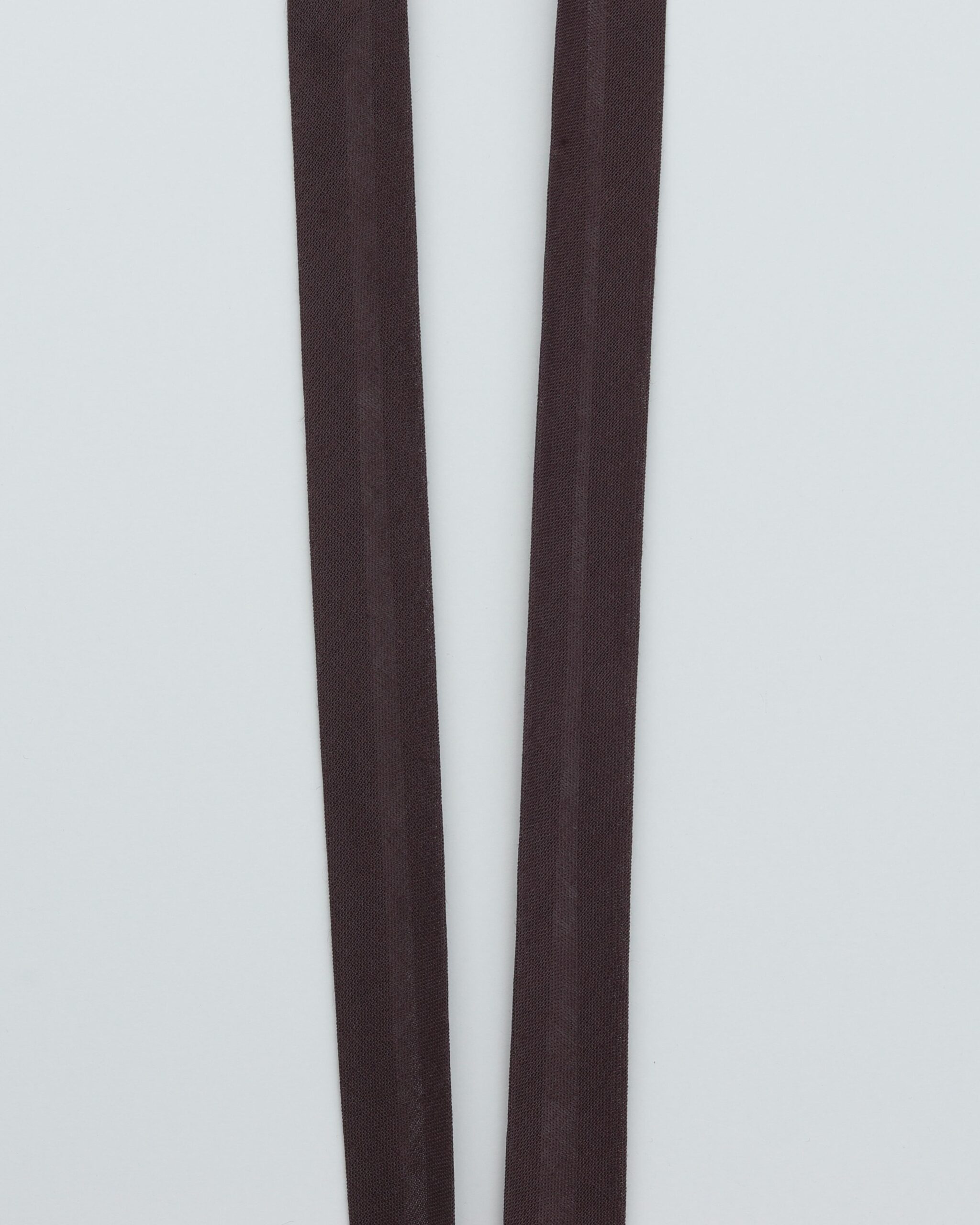 Ensfarvet skråbånd 20 mm - Bomuld