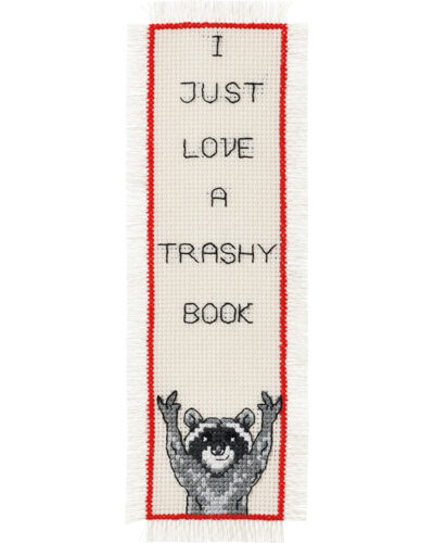 I just love a trashy book	- 7x22 cm (bogmærke)