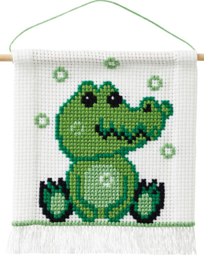 Krokodille - 16x18 cm