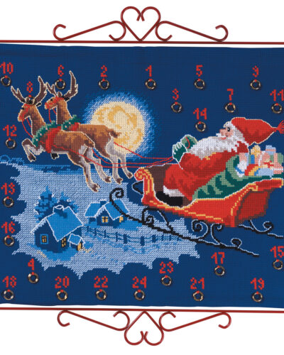 Julemand - Julekalender 50x42 cm