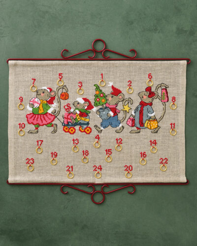 Musestribe - Julekalender 50x34 cm