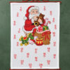 Julemand med bamse - Julekalender  45x60 cm