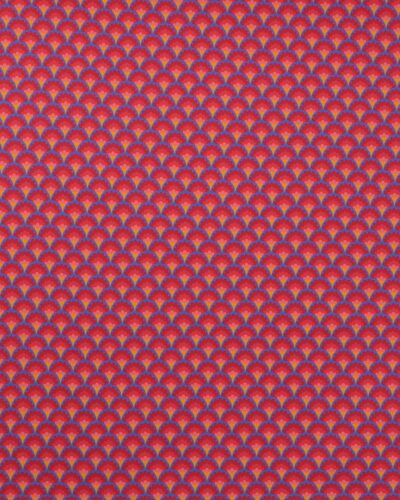 Skælmønster i blå. gul og rød - Jersey