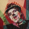 Charlie Chaplin, 45x45 cm - Gobelin