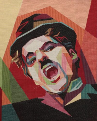 Charlie Chaplin, 45x45 cm - Gobelin