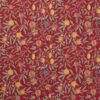 MED fruit, mørkerød bund - William Morris