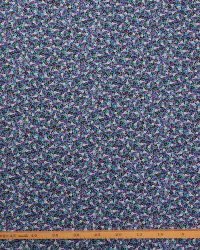 Alternative view of Stedmoderblomster på sort bund - Patchwork