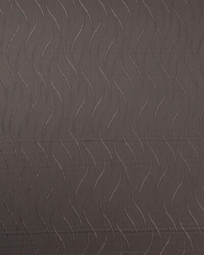 Mørkegrå med mørkegråt mønster - Gardinstof