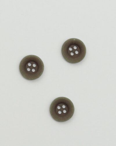 4 huls, støvet grøn m. mørk midte - 16 mm