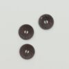 2 huls, mørk 1 cent - 15 mm metalknap