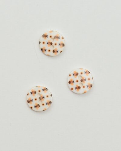 2 huls, hvid m. bier - 13 mm