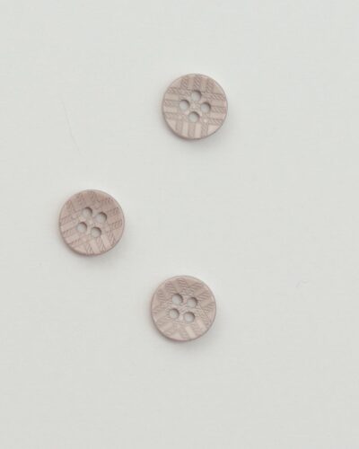 4 huls, lys beige m. mønster - 11 mm