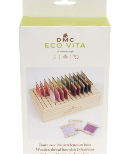 Opbevaringsæske i træ med 24 vinsler