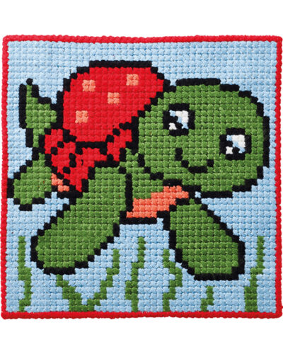 Skildpadde - Kits for kids 25x25 cm