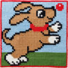 Hund m. bold - Kits for kids 25x25 cm