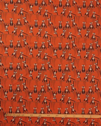 Alternative view of Aber på brændt orange bund - Jersey