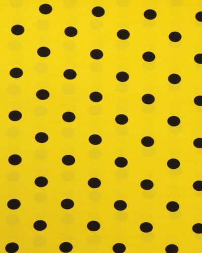 Gul med store sorte prikker - Jersey
