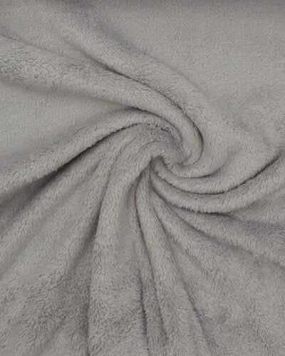 Alternative view of Lysegrå - doubleface teddybear/fleece