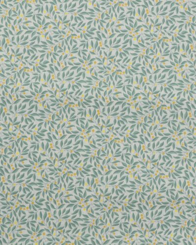 Willow stitch, grøn og gul - Liberty