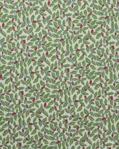 Swirling holly, kristtjørn på offwhite bund - Liberty