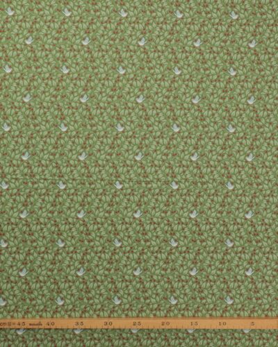 Alternative view of Merry little christmas, grøn kristtjørn og lille fugl - Tilda