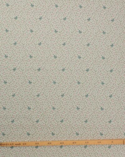 Alternative view of Merry little christmas, lys lerfarvet kristtjørn og lille fugl - Tilda