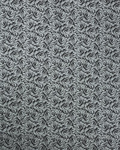 Blooming Holidays, sølvmønster på sort - Patchwork