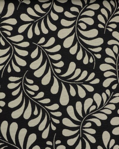 Lys natur mønster på sort bund - Gobelin