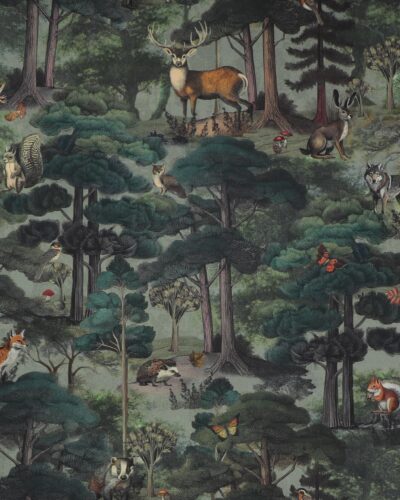 Dyr i skoven - Boligtekstil