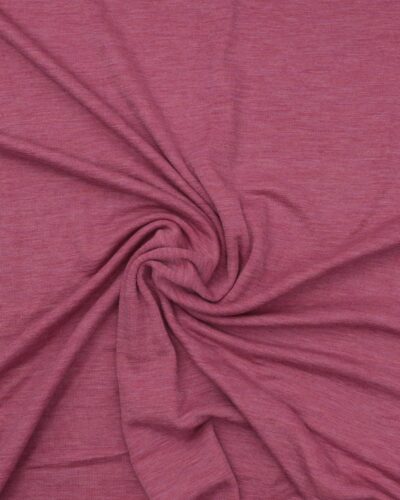 Meleret støvet pink - Uld jersey (merinould)